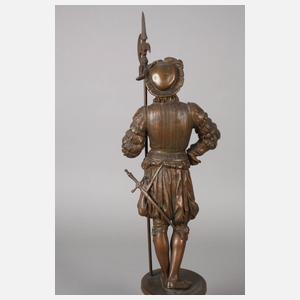 Landsknecht mit Hellebarde
