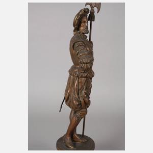 Landsknecht mit Hellebarde