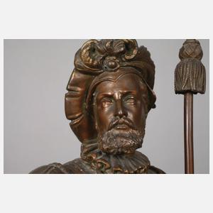 Landsknecht mit Hellebarde