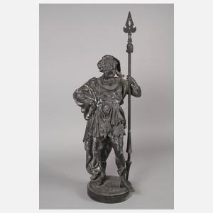 Salonfigur eines Landsknechts