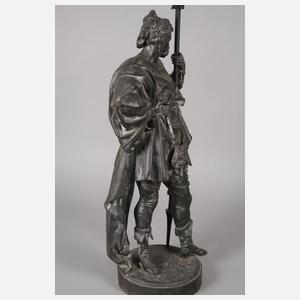 Salonfigur eines Landsknechts