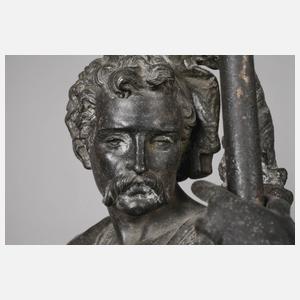 Salonfigur eines Landsknechts