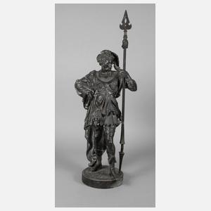 Salonfigur eines Landsknechts