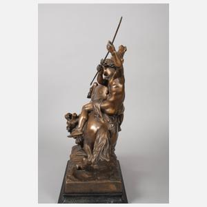 Salonfigur Löwenkampf