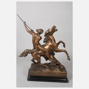 Salonfigur Löwenkampf