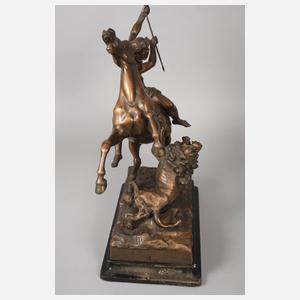 Salonfigur Löwenkampf