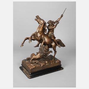 Salonfigur Löwenkampf