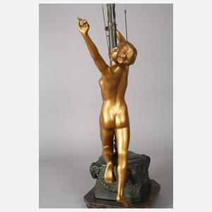 Figürlicher Lampenfuß