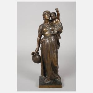 Wasserträgerin mit Kind