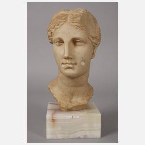 Portraitkopf der ptolemäischen Königin Arsinoe II. als Aphrodite