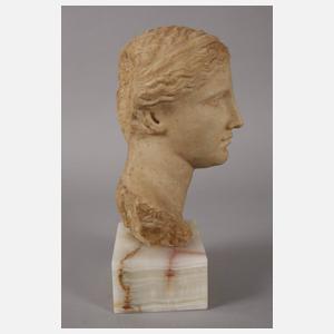 Portraitkopf der ptolemäischen Königin Arsinoe II. als Aphrodite
