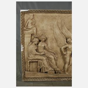 Antikenrezeption Wandrelief Paris und Helena