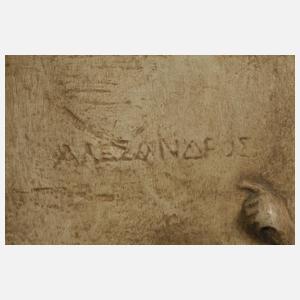 Antikenrezeption Wandrelief Paris und Helena