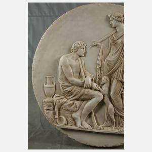 Wandrelief Dinoysos und Amaltheia