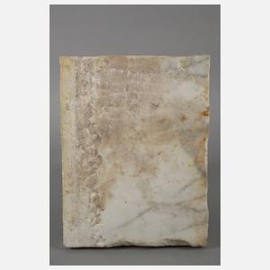 Marmorrelief Maria mit dem Kinde