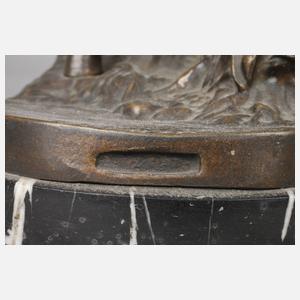 nach Pierre Jules Mêne, Pferd und Wolf