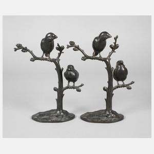 Otto Schmidt-Hofer, zwei Vogelbronzen