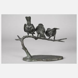 Wilhelm Carl Robra, drei Spatzen