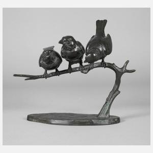 Wilhelm Carl Robra, drei Spatzen