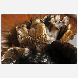 Wiener Bronze großer Truthahn Bergmann