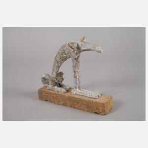 Zwei moderne Tierskulpturen