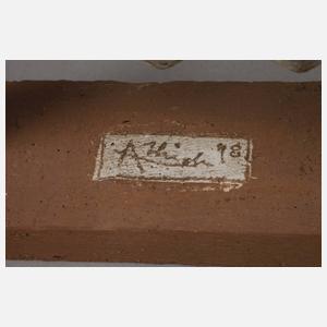 Zwei moderne Tierskulpturen