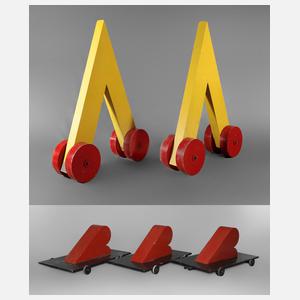 Fritz Schwegler, lebensgroße Installation