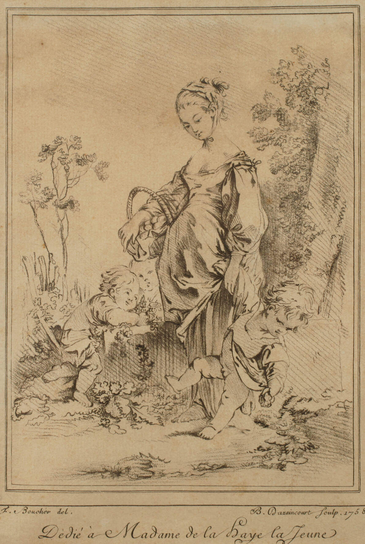 Barthélemy Blondel D´Azaincourt, Gärtnermädchen