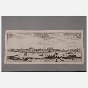 Matthäus Merian d. Ä., Ansicht von Rostock