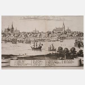 Matthäus Merian d. Ä., Ansicht von Rostock