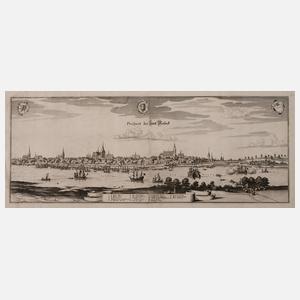 Matthäus Merian d. Ä., Ansicht von Rostock