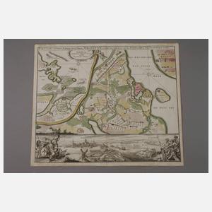 Johann Baptist Homann, Ansicht von Stralsund