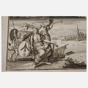 Johann Baptist Homann, Ansicht von Stralsund