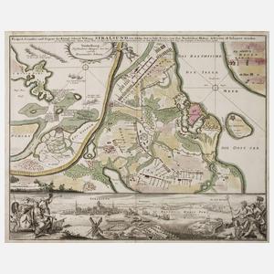 Johann Baptist Homann, Ansicht von Stralsund