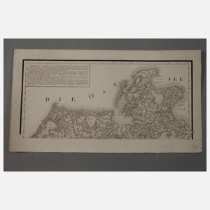 Große Karte Herzogtum Mecklenburg