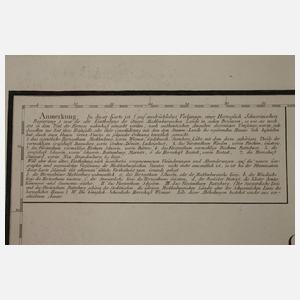 Große Karte Herzogtum Mecklenburg