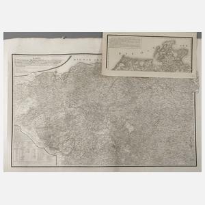 Große Karte Herzogtum Mecklenburg