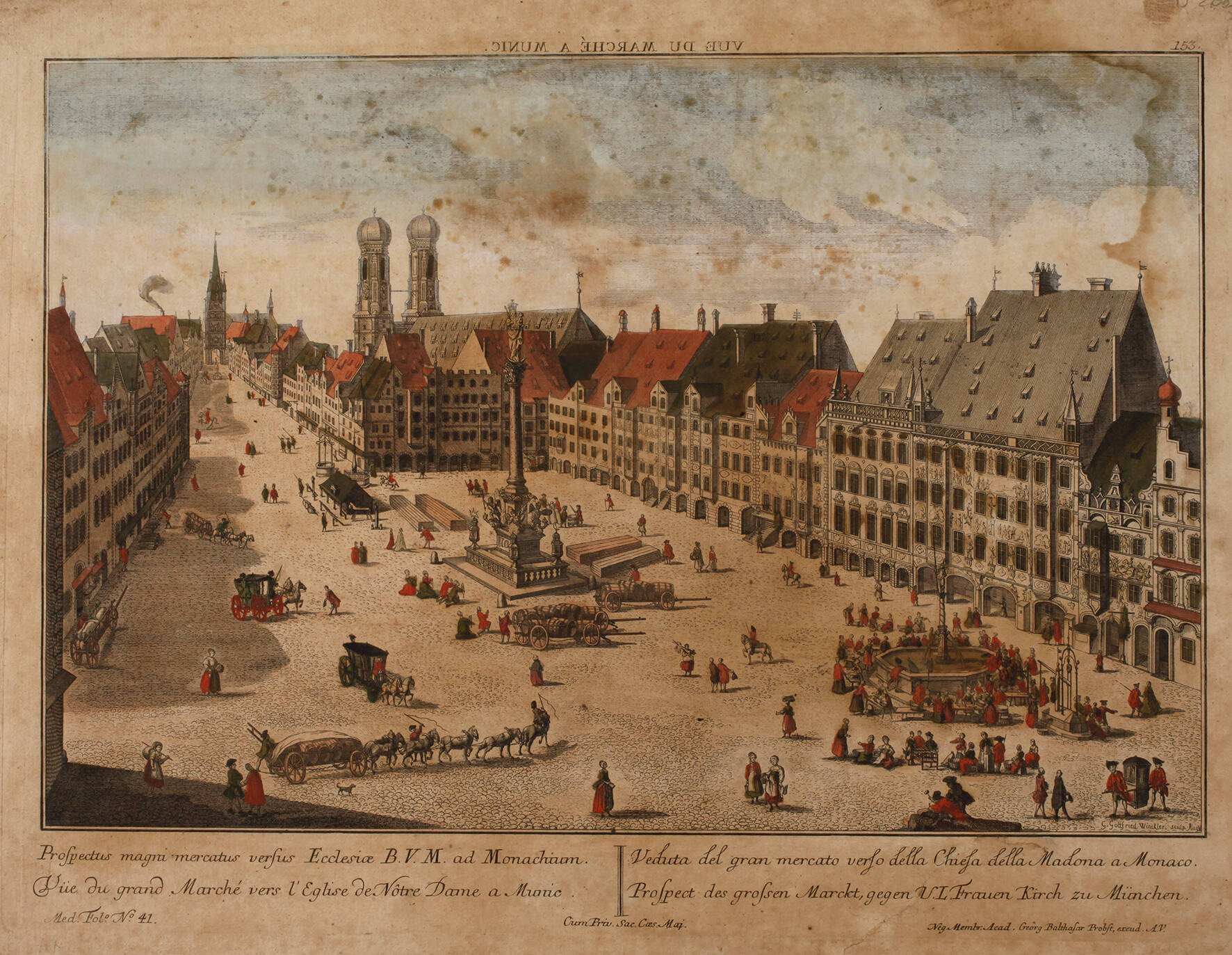 Gottfried Winckler, Markt in München