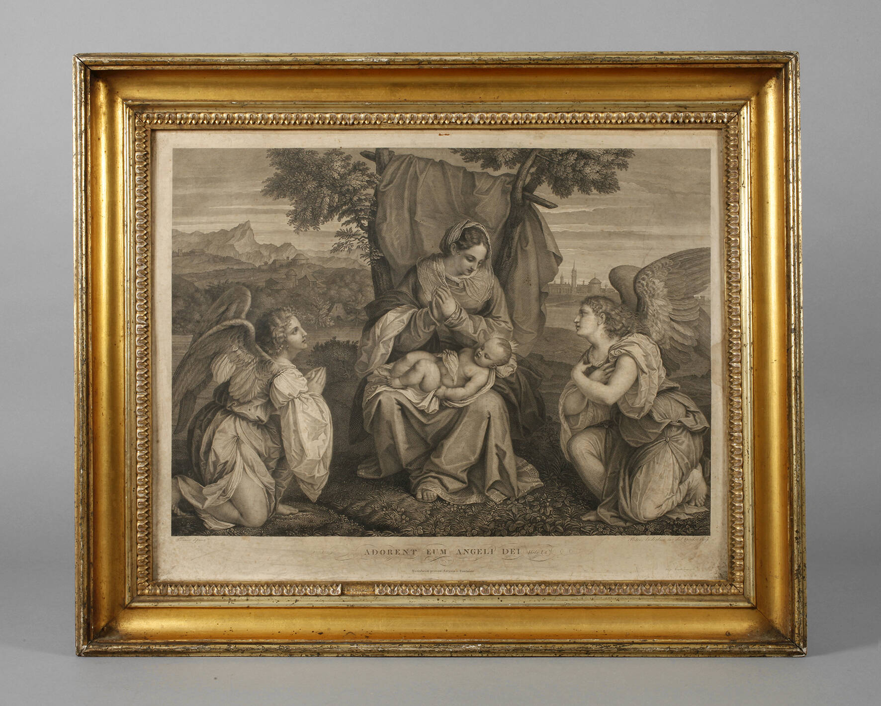 Prof. Pietro Anderloni, Anbetung nach Tizian