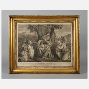 Prof. Pietro Anderloni, Anbetung nach Tizian