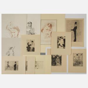 Jean-Louis Forain, Sammlung Graphik