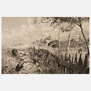 Otto Greiner, Flüchtende Faune