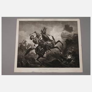 Jean Pierre Marie Jazet, Schlachtenszene