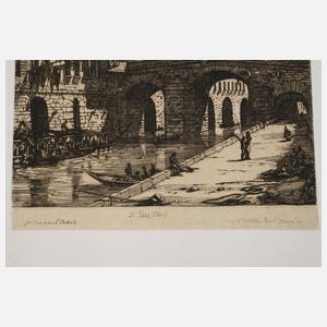 Charles Meryon, "Le petit pont"