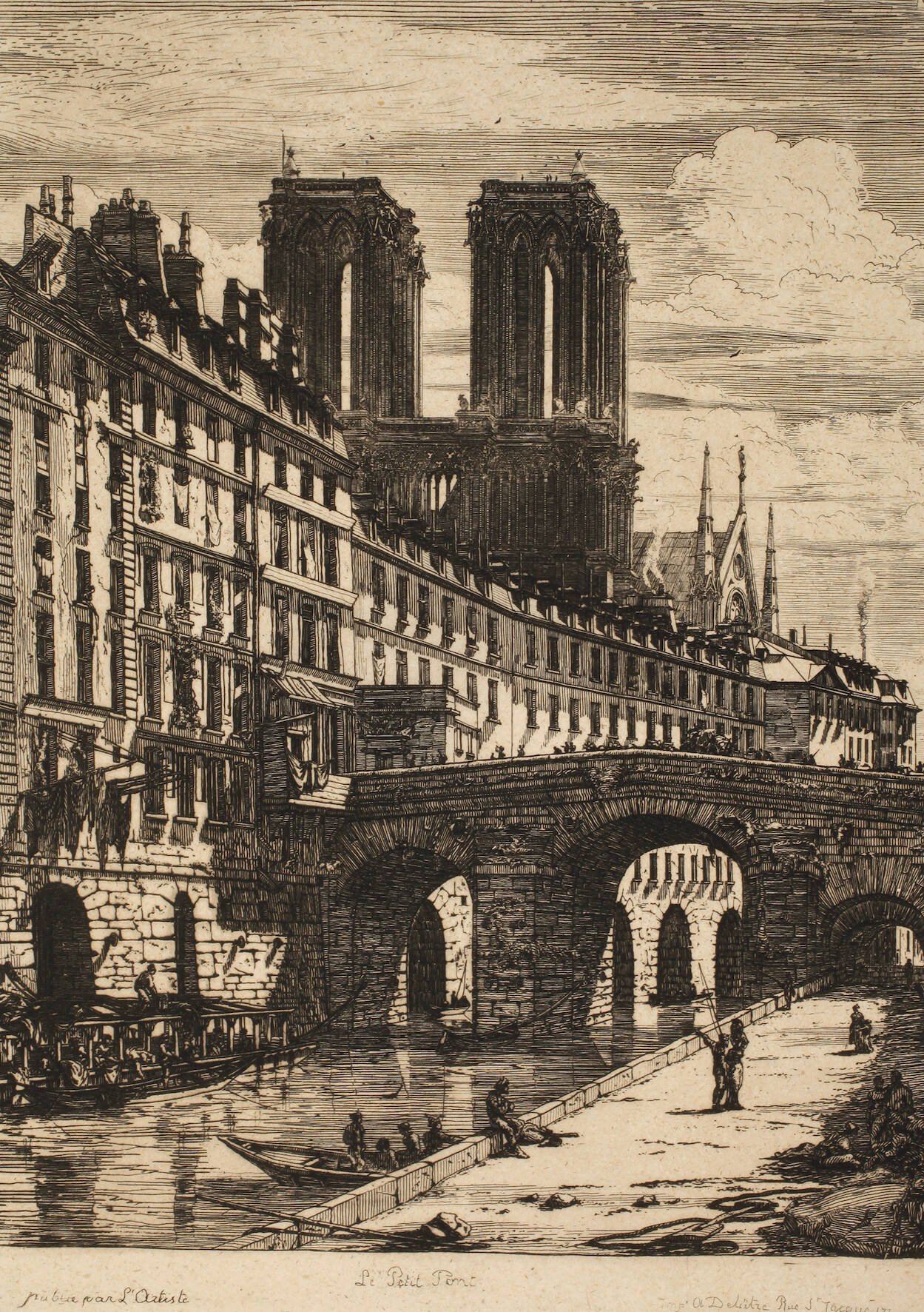 Charles Meryon, "Le petit pont"