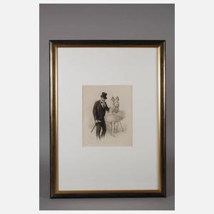 Franz Skarbina, Herr mit Zylinder