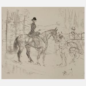 Henri de Toulouse-Lautrec, Das Treffen im Park