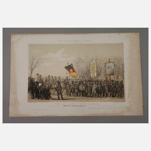 Schillerumzug in Hamburg 1859