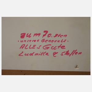 Enrico Baj, "Der kleine General"