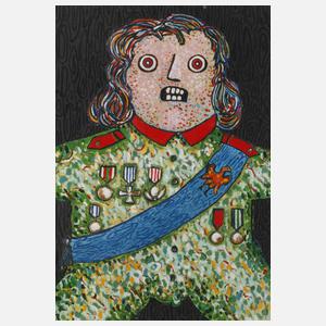 Enrico Baj, "Der kleine General"